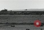 Image of Fatal crash of F-100 Super Sabre jet fighter aircraft California United States USA, 1956, second 8 stock footage video 65675067049