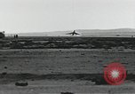 Image of Fatal crash of F-100 Super Sabre jet fighter aircraft California United States USA, 1956, second 9 stock footage video 65675067049