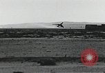 Image of Fatal crash of F-100 Super Sabre jet fighter aircraft California United States USA, 1956, second 12 stock footage video 65675067049