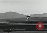 Image of Fatal crash of F-100 Super Sabre jet fighter aircraft California United States USA, 1956, second 23 stock footage video 65675067049