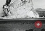 Image of Fatal crash of F-100 Super Sabre jet fighter aircraft California United States USA, 1956, second 28 stock footage video 65675067049