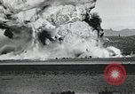 Image of Fatal crash of F-100 Super Sabre jet fighter aircraft California United States USA, 1956, second 30 stock footage video 65675067049
