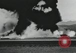 Image of Fatal crash of F-100 Super Sabre jet fighter aircraft California United States USA, 1956, second 32 stock footage video 65675067049