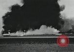 Image of Fatal crash of F-100 Super Sabre jet fighter aircraft California United States USA, 1956, second 35 stock footage video 65675067049