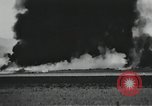 Image of Fatal crash of F-100 Super Sabre jet fighter aircraft California United States USA, 1956, second 39 stock footage video 65675067049