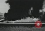 Image of Fatal crash of F-100 Super Sabre jet fighter aircraft California United States USA, 1956, second 42 stock footage video 65675067049
