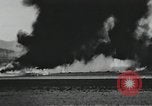 Image of Fatal crash of F-100 Super Sabre jet fighter aircraft California United States USA, 1956, second 43 stock footage video 65675067049