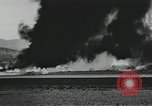 Image of Fatal crash of F-100 Super Sabre jet fighter aircraft California United States USA, 1956, second 44 stock footage video 65675067049