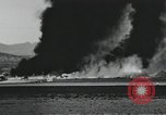 Image of Fatal crash of F-100 Super Sabre jet fighter aircraft California United States USA, 1956, second 49 stock footage video 65675067049