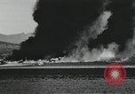 Image of Fatal crash of F-100 Super Sabre jet fighter aircraft California United States USA, 1956, second 50 stock footage video 65675067049