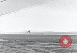 Image of F-100 jet fighter in "Sabre Dance" before fatal crash California United States USA, 1956, second 1 stock footage video 65675067050