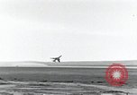 Image of F-100 jet fighter in "Sabre Dance" before fatal crash California United States USA, 1956, second 3 stock footage video 65675067050