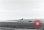 Image of F-100 jet fighter in "Sabre Dance" before fatal crash California United States USA, 1956, second 5 stock footage video 65675067050