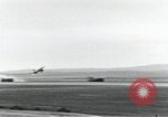 Image of F-100 jet fighter in "Sabre Dance" before fatal crash California United States USA, 1956, second 6 stock footage video 65675067050