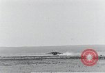 Standbild XB-51 Luftfahrzeug landet auf der Edwards Air Force Base California United States USA, 1951, aus Sekunde 27 historischem Filmmaterial Videoclip 65675067053