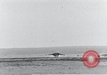 Standbild XB-51 Luftfahrzeug landet auf der Edwards Air Force Base California United States USA, 1951, aus Sekunde 28 historischem Filmmaterial Videoclip 65675067053