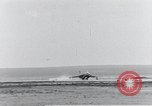 Standbild XB-51 Luftfahrzeug landet auf der Edwards Air Force Base California United States USA, 1951, aus Sekunde 29 historischem Filmmaterial Videoclip 65675067053