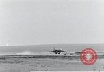 Standbild XB-51 Luftfahrzeug landet auf der Edwards Air Force Base California United States USA, 1951, aus Sekunde 30 historischem Filmmaterial Videoclip 65675067053