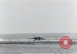 Standbild XB-51 Luftfahrzeug landet auf der Edwards Air Force Base California United States USA, 1951, aus Sekunde 31 historischem Filmmaterial Videoclip 65675067053
