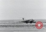 Standbild XB-51 Luftfahrzeug landet auf der Edwards Air Force Base California United States USA, 1951, aus Sekunde 36 historischem Filmmaterial Videoclip 65675067053