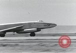 Standbild XB-51 Luftfahrzeug landet auf der Edwards Air Force Base California United States USA, 1951, aus Sekunde 41 historischem Filmmaterial Videoclip 65675067053