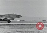 Standbild XB-51 Luftfahrzeug landet auf der Edwards Air Force Base California United States USA, 1951, aus Sekunde 44 historischem Filmmaterial Videoclip 65675067053