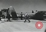 Image of F-84 Thunderjet California United States USA, 1956, second 60 stock footage video 65675067055