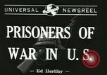 Immagine di Prigionieri tedeschi Michigan United States USA, 1944, secondo 4 filmato di repertorio 65675067064