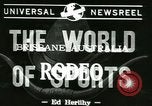 Standbild Rodeo Brisbane Australien, 1944, aus Sekunde 4 historischem Filmmaterial Videoclip 65675067069