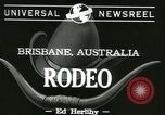 Standbild Rodeo Brisbane Australien, 1944, aus Sekunde 5 historischem Filmmaterial Videoclip 65675067069