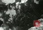Standbild USS LST-349 Gründer auf Felsen aus Ponza Italien im Sturm Italien, 1944, aus Sekunde 13 historischem Filmmaterial Videoclip 65675067074