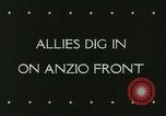 Image of American soldiers Anzio Italy, 1944, second 34 stock footage video 65675067077