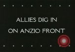 Image of American soldiers Anzio Italy, 1944, second 35 stock footage video 65675067077