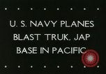 Image of American aircraft Truk Caroline Islands, 1944, second 6 stock footage video 65675067083