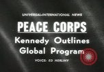 Immagine di Corpo di pace Washington DC USA, 1961, secondo 15 filmato di repertorio 65675067098