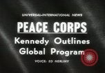 Immagine di Corpo di pace Washington DC USA, 1961, secondo 18 filmato di repertorio 65675067098
