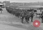 Image of U.S. Army Rangers boarding British landing craft  Weymouth England United Kingdom, 1944, second 14 stock footage video 65675067145