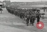 Image of U.S. Army Rangers boarding British landing craft  Weymouth England United Kingdom, 1944, second 15 stock footage video 65675067145