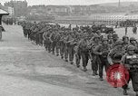 Image of U.S. Army Rangers boarding British landing craft  Weymouth England United Kingdom, 1944, second 26 stock footage video 65675067145