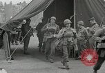 Image of U.S. Army Rangers boarding British landing craft  Weymouth England United Kingdom, 1944, second 39 stock footage video 65675067145