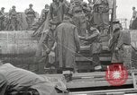 Image of U.S. Army Rangers boarding British landing craft  Weymouth England United Kingdom, 1944, second 46 stock footage video 65675067145