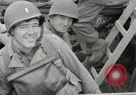 Image of U.S. Army Rangers boarding British landing craft  Weymouth England United Kingdom, 1944, second 59 stock footage video 65675067145