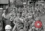 Image of U.S. Army Rangers preparing for the D-Day invasion in World War II Weymouth England United Kingdom, 1944, second 12 stock footage video 65675067146