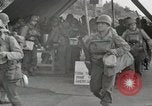 Image of U.S. Army Rangers preparing for the D-Day invasion in World War II Weymouth England United Kingdom, 1944, second 29 stock footage video 65675067146