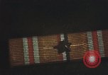 Image of medals on coat Mariana Islands, 1945, second 39 stock footage video 65675067213