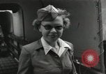 Image of ship hostesses Staten Island New York USA, 1952, second 28 stock footage video 65675067222