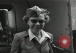 Image of ship hostesses Staten Island New York USA, 1952, second 29 stock footage video 65675067222