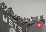 Image of ship hostesses Staten Island New York USA, 1952, second 62 stock footage video 65675067222