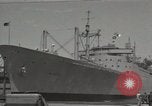 Image of ship Barrett Staten Island New York USA, 1952, second 49 stock footage video 65675067224