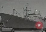 Image of ship Barrett Staten Island New York USA, 1952, second 50 stock footage video 65675067224